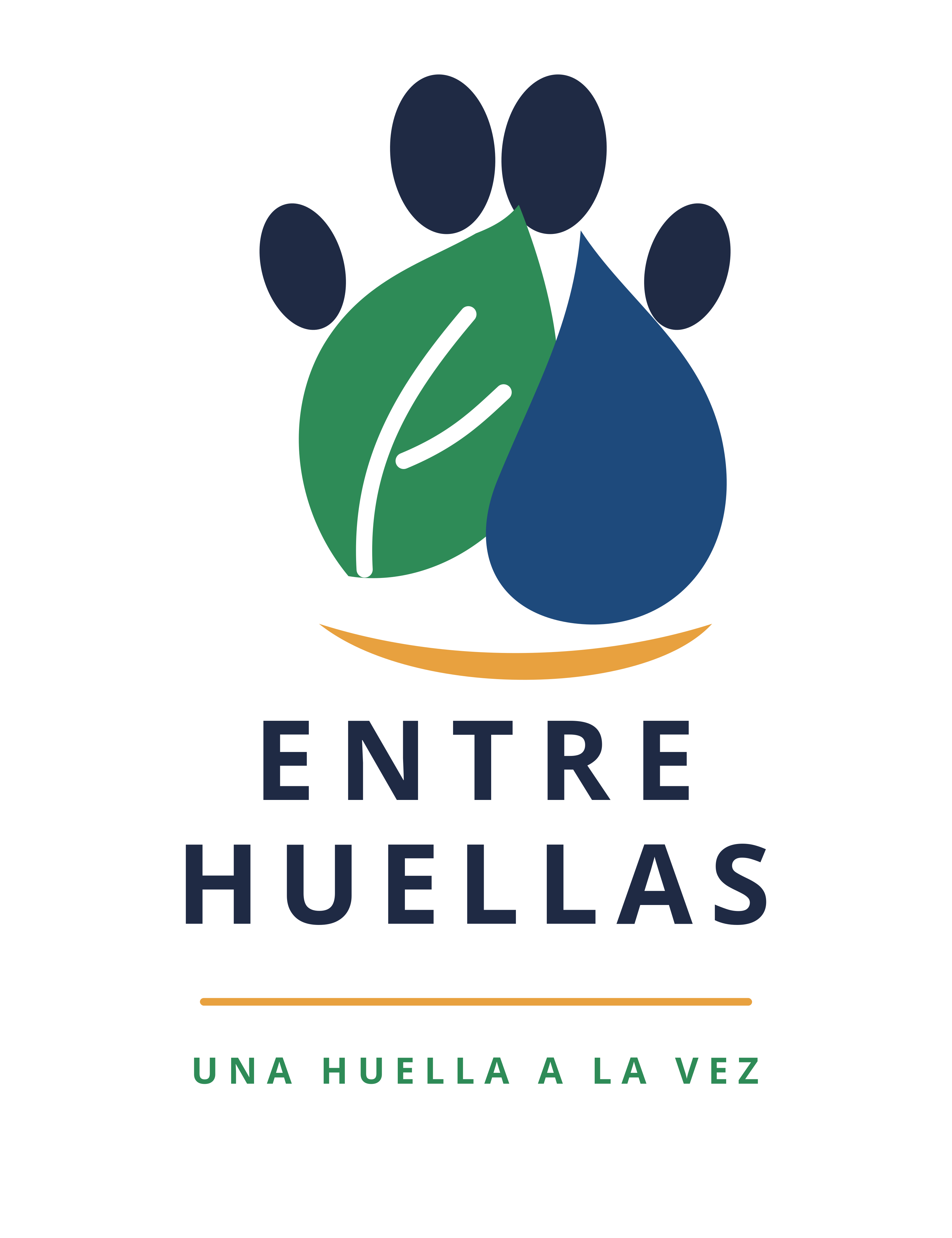 Logo principal de ENTRE HUELLAS